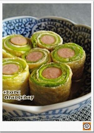 油揚げとウインナーで✽和風ロールキャベツ-レシピのメイン写真
