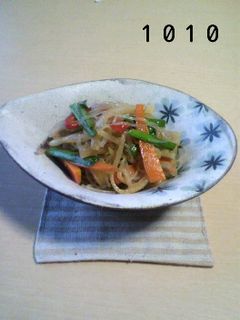 ご飯がすすむ!春雨炒めチャプチェ☆-レシピのメイン写真