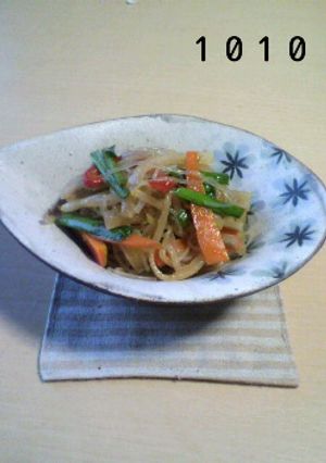 ご飯がすすむ!春雨炒めチャプチェ☆-レシピのメイン写真
