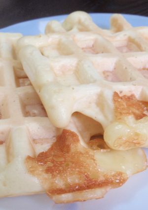 切れてるチーズで簡単ワッフル❤-レシピのメイン写真