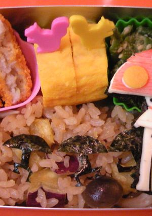 ドコノコノキノコ弁当♪-レシピのメイン写真