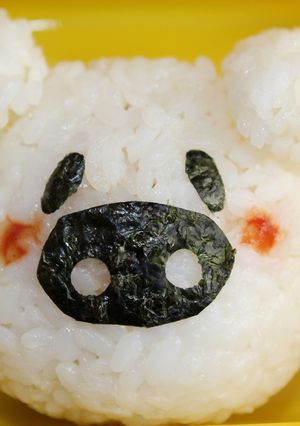 ＊キャラ弁＊超簡単海苔だけシリーズ　ぶー-レシピのメイン写真
