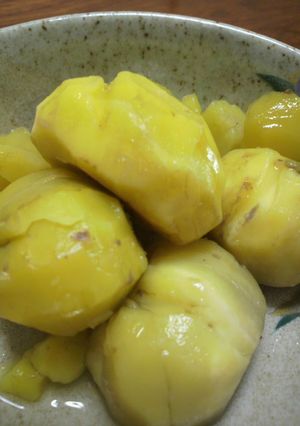 ＊我が家の栗の甘煮(甘露煮)＊-レシピのメイン写真