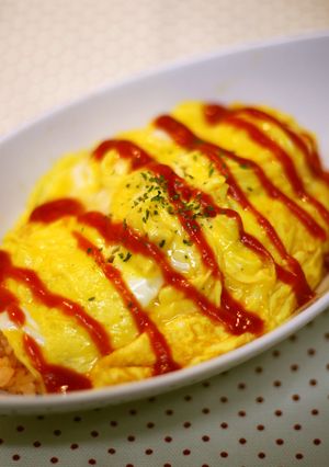 簡単♪失敗なしのとろとろオムライス♡-レシピのメイン写真