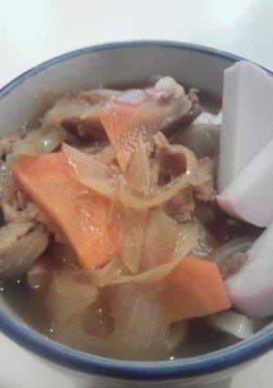 金欠カレー肉うどん-レシピのメイン写真