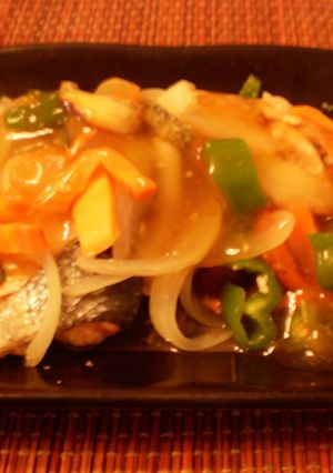 ☆レンジのみ！鮭の野菜たっぷり餡かけ☆-レシピのメイン写真