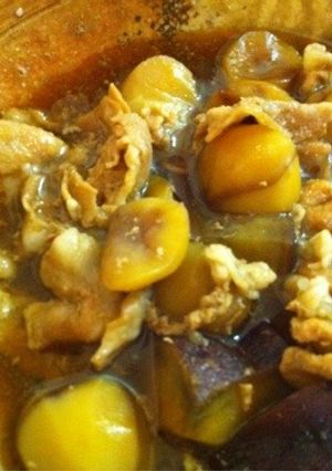栗とサツマイモの煮物-レシピのメイン写真