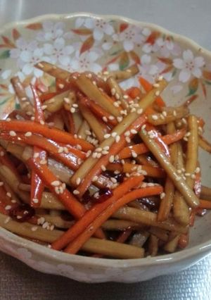 きんぴらごぼう-レシピのメイン写真
