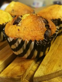 しっとりふんわり、バナナチョコマフィン-レシピのメイン写真