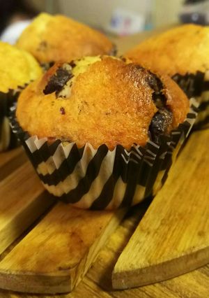 しっとりふんわり、バナナチョコマフィン-レシピのメイン写真