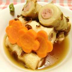 รูปของ ソーセージIN焼ちくわ煮