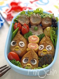 簡単★いなり寿司のベッカム(キャラ弁)-レシピのメイン写真