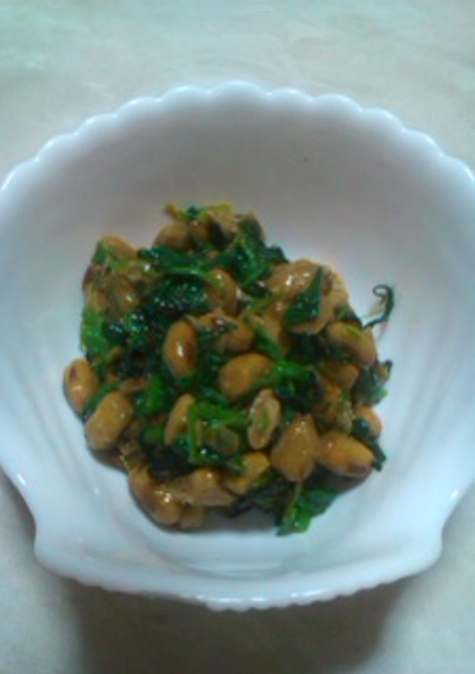 ほうれん草の納豆和え-レシピのメイン写真