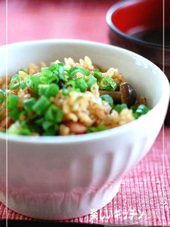 きのこのXO醤入り中華風炊き込みご飯-レシピのメイン写真