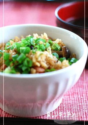 きのこのＸＯ醤入り中華風炊き込みご飯-レシピのメイン写真