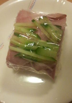 簡単!母の味ハム寿司-レシピのメイン写真