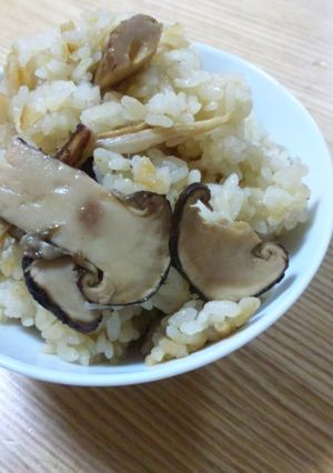 わが家の松茸ご飯-レシピのメイン写真