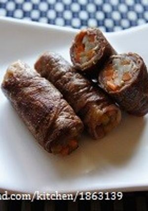 リメイク☆きんぴらごぼうの牛肉巻-レシピのメイン写真