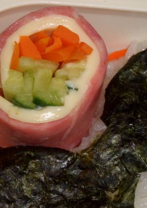 ハム&チーズでカラフル野菜巻き★-レシピのメイン写真