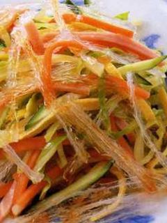 細寒天と豚肉の野菜炒め-レシピのメイン写真