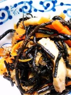ちくわ入りひじきの炒め煮-レシピのメイン写真