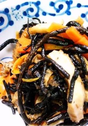 ちくわ入りひじきの炒め煮-レシピのメイン写真