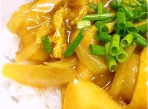 お蕎麦屋さんのカレー丼（ちくわ入り）-レシピのメイン写真