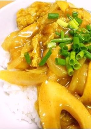 お蕎麦屋さんのカレー丼（ちくわ入り）-レシピのメイン写真