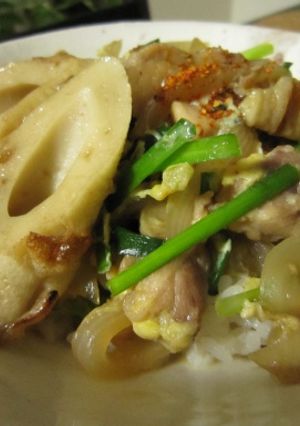 煮込み竹輪の親子丼-レシピのメイン写真