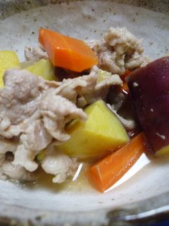 #さつまいもで〜肉じゃが風〜#-レシピのメイン写真