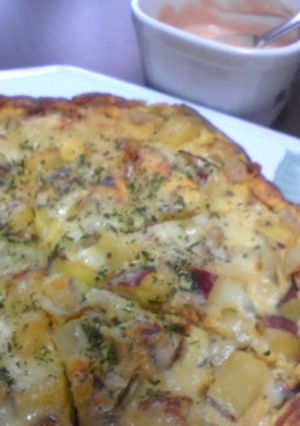 ☆さつま芋と豆腐のチーズオムレツ☆-レシピのメイン写真