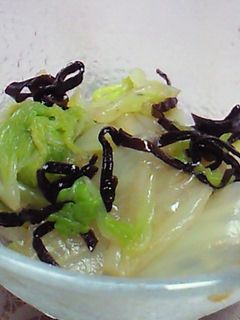 白菜の塩昆布和え-レシピのメイン写真