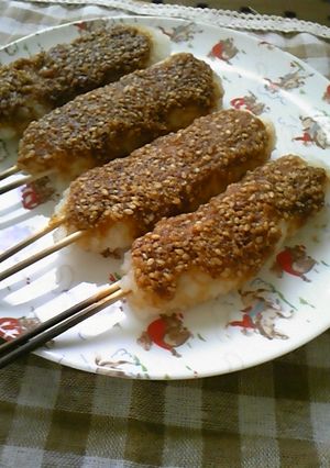 胡麻たっぷり♪五平餅-レシピのメイン写真