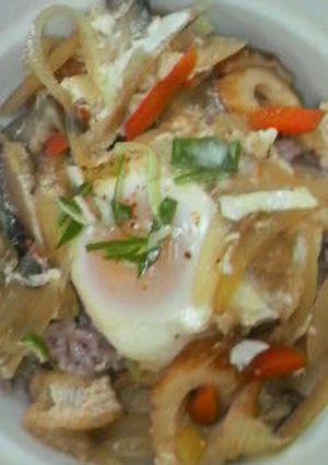 油あげと卵の丼-レシピのメイン写真