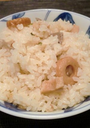余ったおでんDE炊き込みごはん♪-レシピのメイン写真