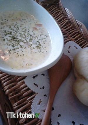 ＊スープ＊野菜ごろごろ牛乳スープ-レシピのメイン写真