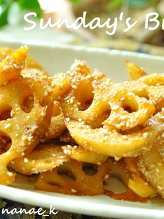 ■レンコンのちょっぴり酢っぱいキンピラ■-レシピのメイン写真