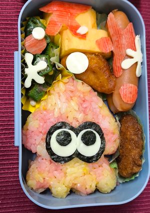 イカ弁当☆スプラトゥーンキャラ弁-レシピのメイン写真