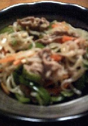 牛肉＋糸コンニャクの炒め物・中華taste-レシピのメイン写真