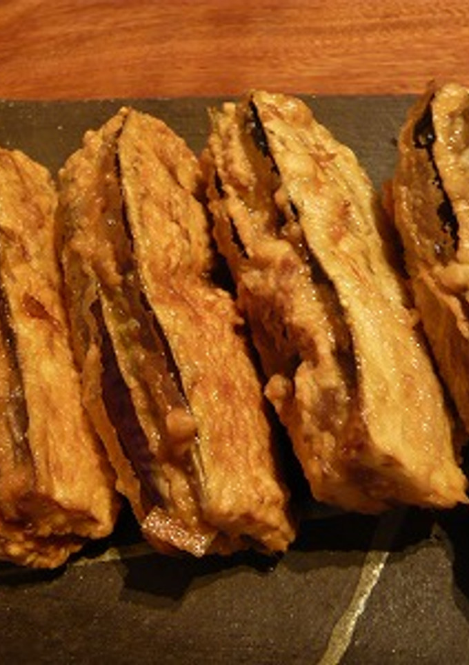 茄子のはさみ揚げ-レシピのメイン写真