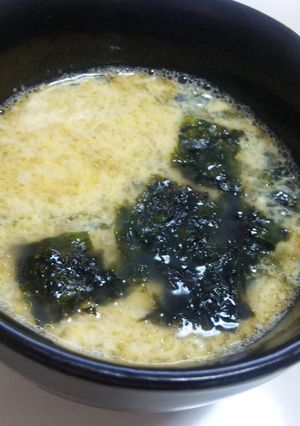お椀de作る☆簡単卵スープ☆-レシピのメイン写真