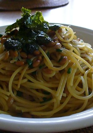納豆ペペロンパスタ-レシピのメイン写真