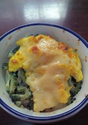 ゴーヤの味噌マヨチーズ-レシピのメイン写真