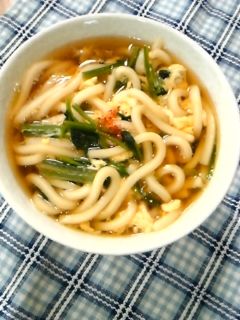 卵とほうれん草deうどん☆-レシピのメイン写真