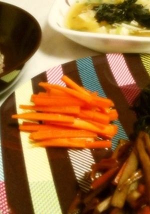 わかめとコンニャクの炒め-レシピのメイン写真