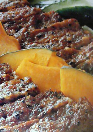 ひき肉とナッツのみそ風味蒸し-レシピのメイン写真