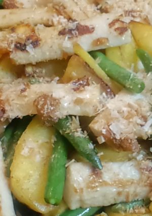 活焼ちくわdeじゃがにんにくバター炒め♪-レシピのメイン写真