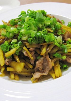 豚肉と甘藷の醤油コショウ炒め-レシピのメイン写真