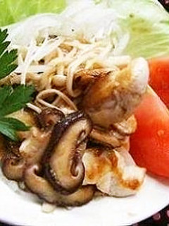 キノコとササミのバルサミコ風味サラダ-レシピのメイン写真