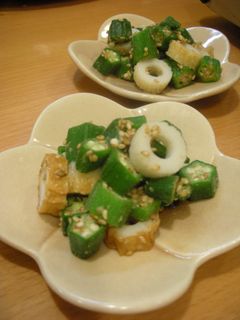 おくらとちくわの胡麻和え-レシピのメイン写真